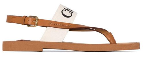 Logo-print sandals - Chloé